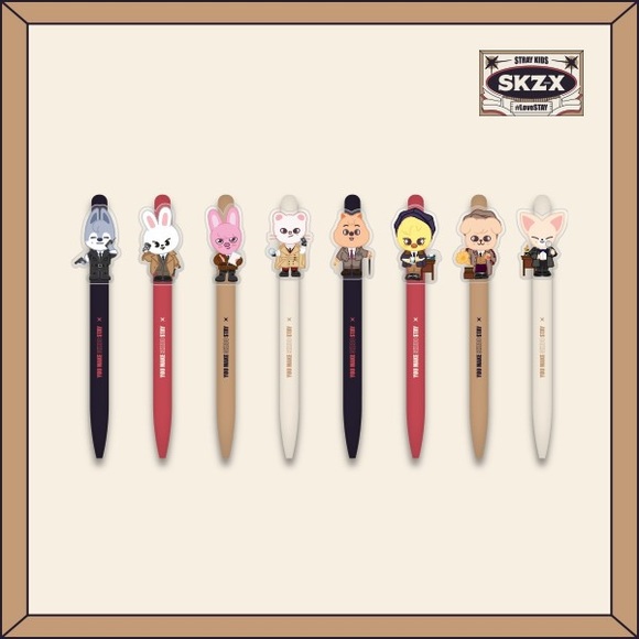Kpop Stray Kids #Lovestay: SKZOO Merch Character Gel Pens - Picture 2 of 2